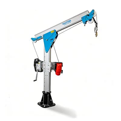 portable lifting davit-double winched portable lifting davit-double winched